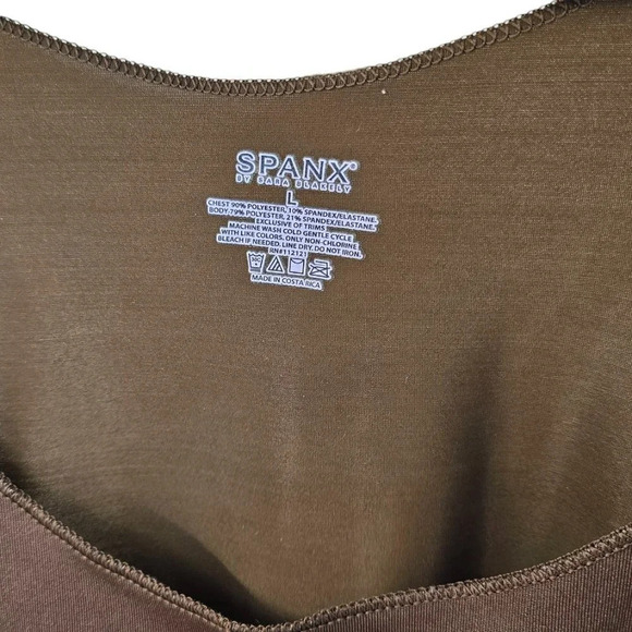 SPANX Women's Shapewear Tank Top Brown Size Large - Picture 4 of 6